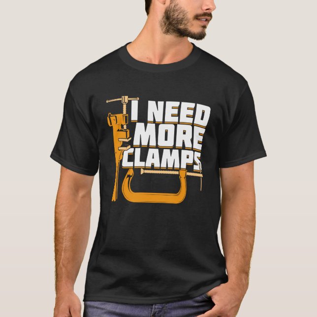Camiseta Necesito más lámparas de madera de madera regalo  (Anverso)