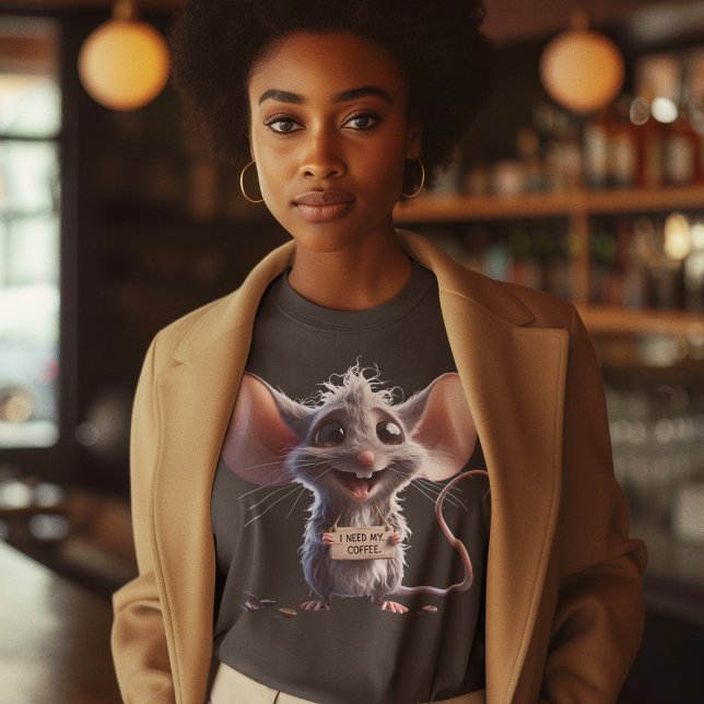 Camiseta Necesito Mi Café (Subido por el creador)