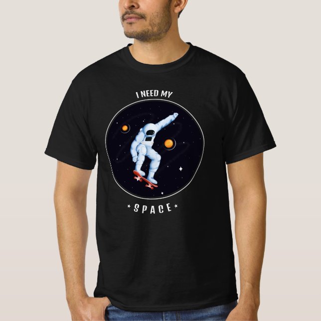 Camiseta necesito mi espacio (Anverso)