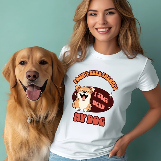 Camiseta Necesito Mi Perro (Subido por el creador)