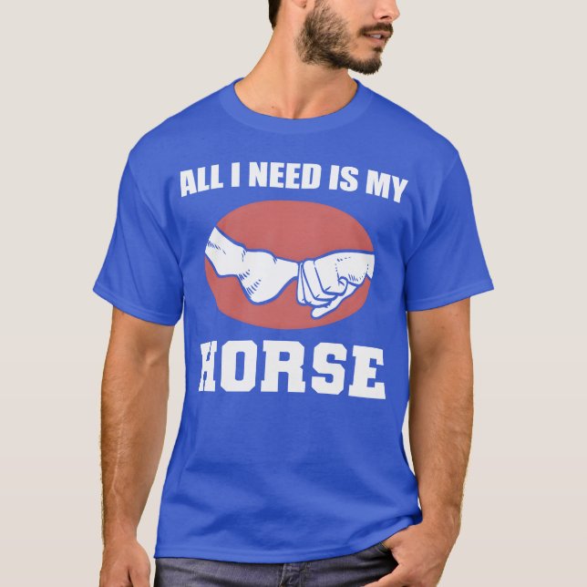 Camiseta Necesito mi regalo de jinetes para caballos (Anverso)