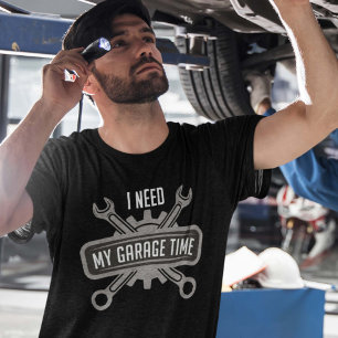Camiseta Necesito Mi Tiempo De Garaje