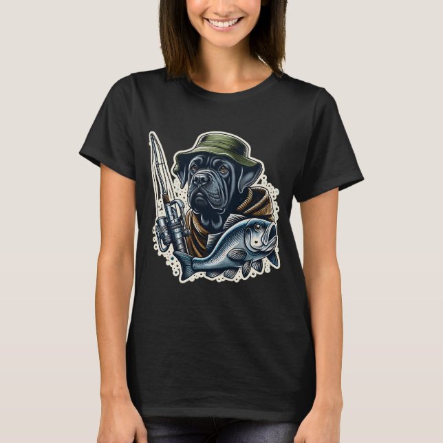 Camiseta Necesito mi tiempo de pesca (Anverso)