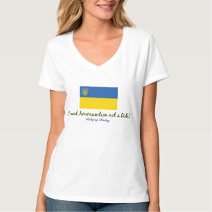 Camiseta Necesito munición no un viaje