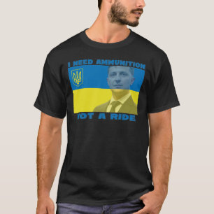 Camiseta Necesito munición, no un viaje