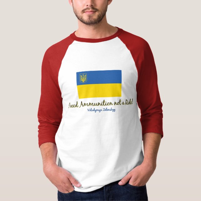 Camiseta Necesito munición NO un viaje (Anverso)