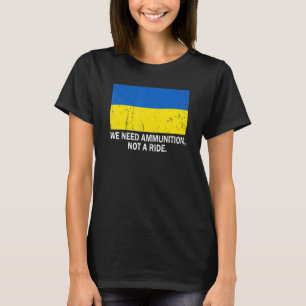 Camiseta Necesito Municiones, No Un Viaje