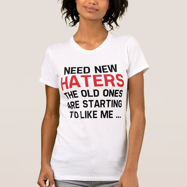 Camiseta Necesito Nuevos Detractores (Anverso)