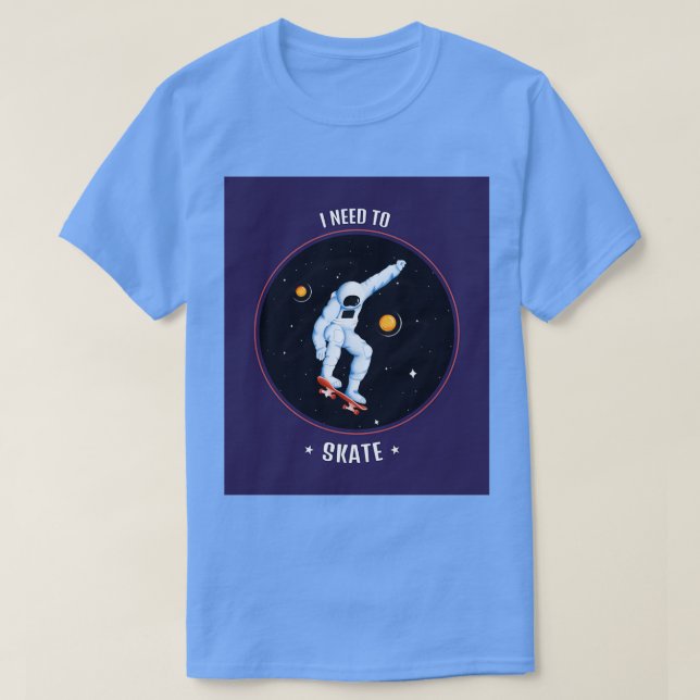 Camiseta Necesito Patinar (Diseño del anverso)