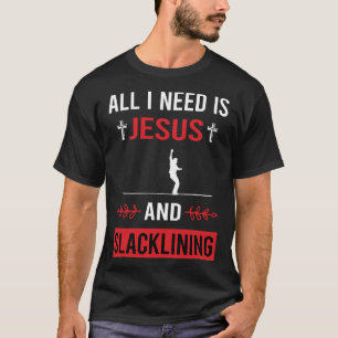 Camiseta Necesito Que Jesús Resbale El Slackline