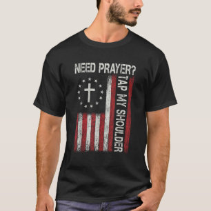 Camiseta Necesito Que La Oración Toca Mi Hombro Jesús Fe Cr