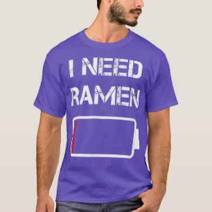 Camiseta Necesito ramen Japón Anime Difícil rame de amor