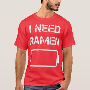 Camiseta Necesito ramen Japón Anime Difícil rame de amor