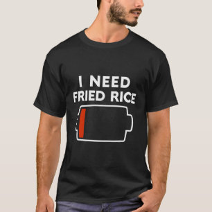 Camiseta Necesito Rice Frita Divertida Amantes Del Arroz Fr