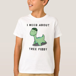 CAMISETA NECESITO SOBRE EL ÁRBOL FIDDY - LOCH NESS MONSTER