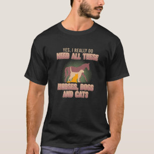 Camiseta Necesito Todos Estos Gatos Mejor Gato Padre Mamá A