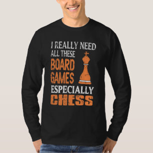 Camiseta Necesito todos estos juegos de mesa especialmente 