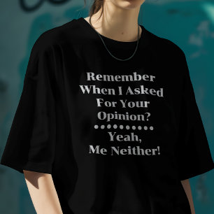 Camiseta Necesito Tu Opinión