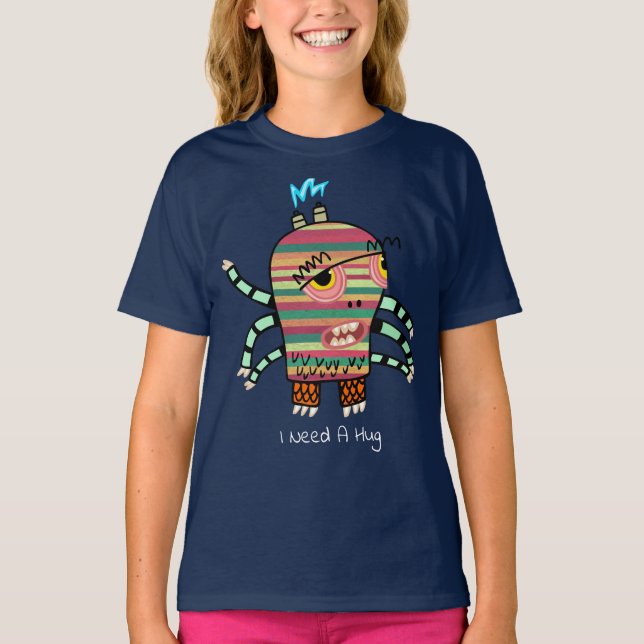 Camiseta Necesito un abrazo (Anverso)