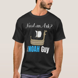 Camiseta Necesito un Arca I Noah Guy Christian Pun Humor pr