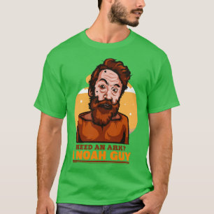 Camiseta Necesito un Arca I Noah Guy Funny Christian Pun Go