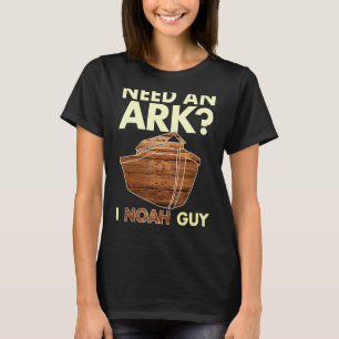 Camiseta Necesito un Arca I Noah Guy T shirt Christian Pun 