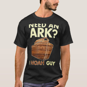 Camiseta Necesito un arca, Noah Guy Christian Pun gracioso