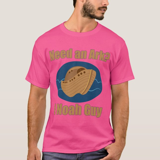 Camiseta Necesito Un Arca Que Noah Guy (Anverso)