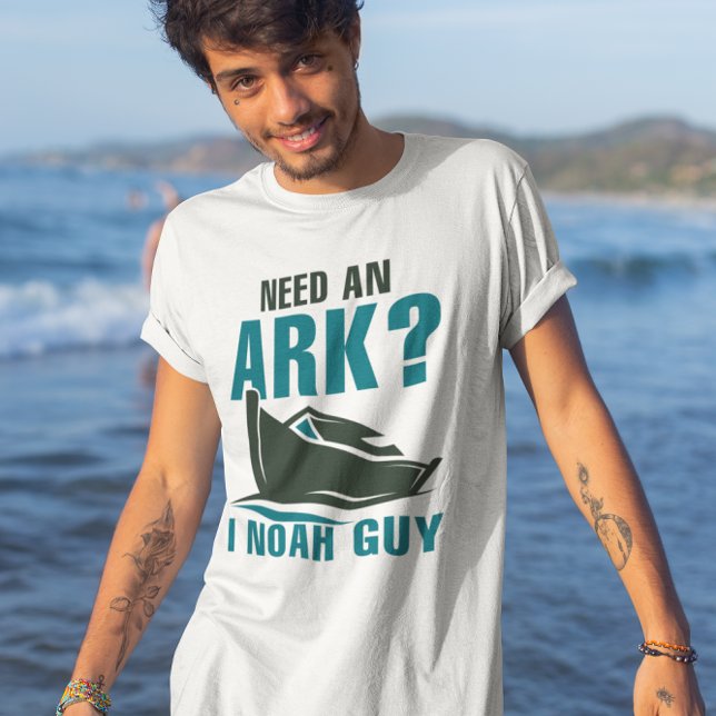 Camiseta Necesito Un Arca Que Noah Guy (need an ark? I noah guy t-shirt)