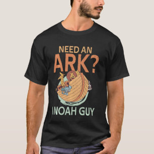 Camiseta Necesito Un Arca Que Noah Guy Christian Pun Humor 
