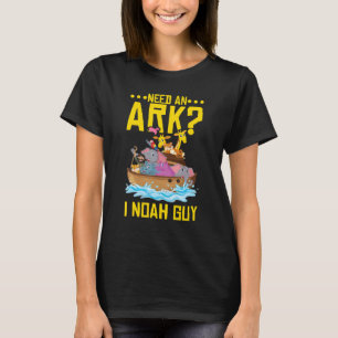 Camiseta Necesito un Arca Yo Tipo de Noé Divertido Cristian