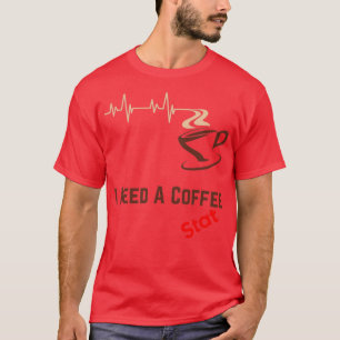 Camiseta Necesito Un Café
