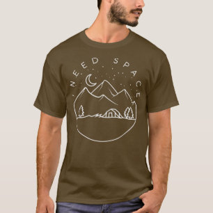 Camiseta Necesito un Camping SpaceCute