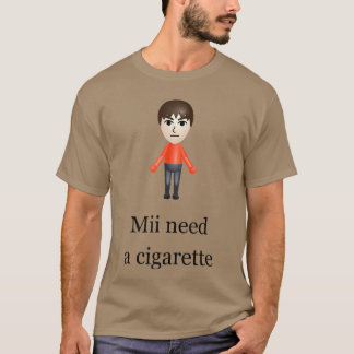 Camiseta Necesito un chico con cigarrillo MII