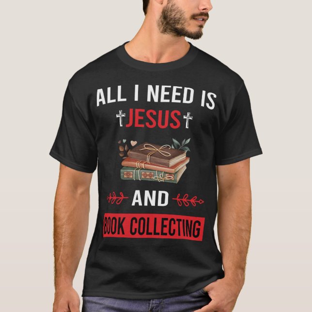 Camiseta Necesito un libro de Jesús que recoja libros bibli (Anverso)