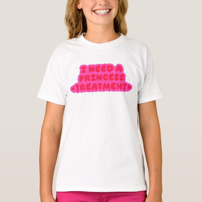 Camiseta Necesito Un Tratamiento De Princesa (Anverso)