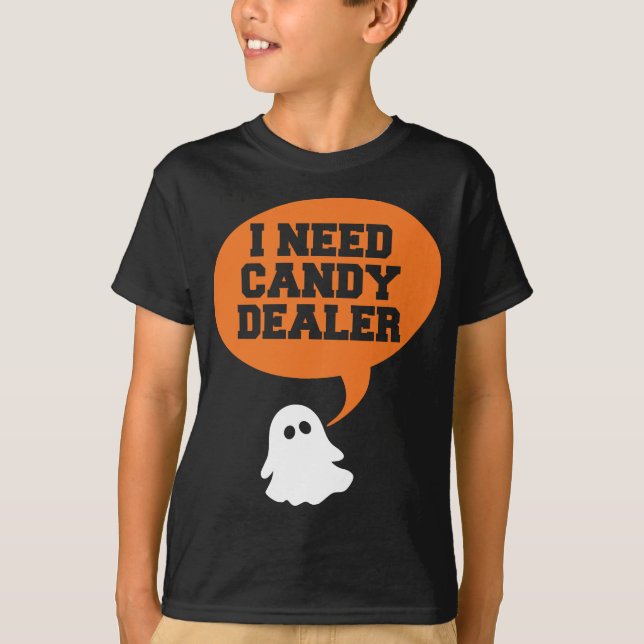 Camiseta Necesito un vendedor de dulces (Anverso)