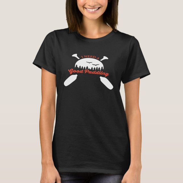 Camiseta Necesito una buena prima para remo de remo (Anverso)