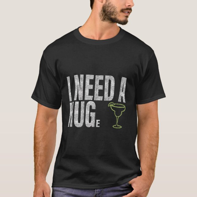 Camiseta Necesito Una Margarita Enorme (Anverso)