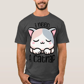 Camiseta Necesito una tarima de gatito dormido