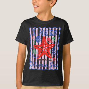 Camiseta Necesito Vibraciones del Océano Estrella de Mar Pl