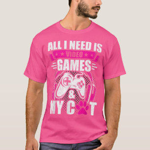 Camiseta Necesito videojuegos y mi juego de videojuegos par