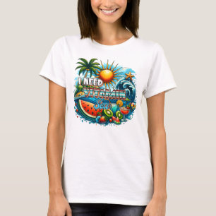 Camiseta Necesito vitamina mar