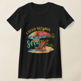 Camiseta Necesito vitamina mar