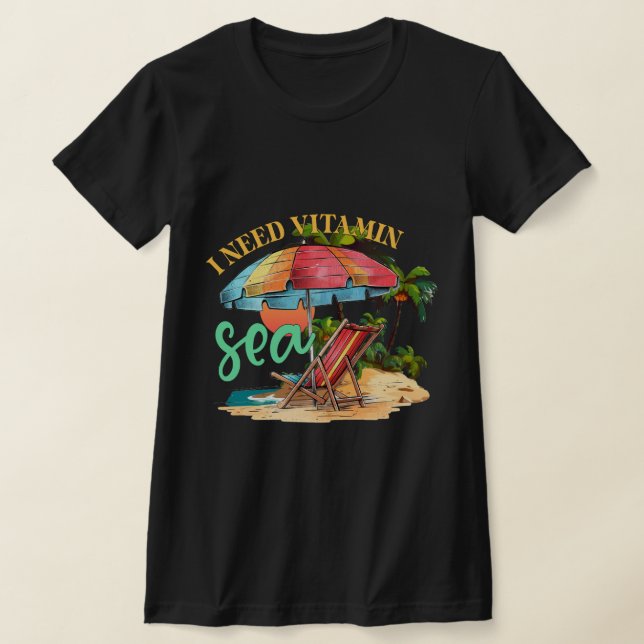 Camiseta Necesito vitamina mar (Distribución)