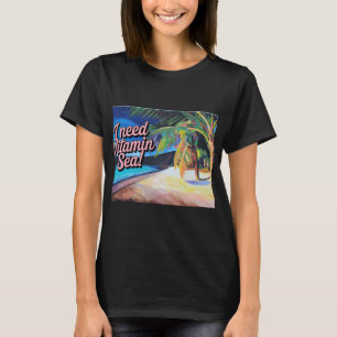 Camiseta Necesito Vitamina Mar