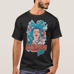 Camiseta Necesito Vitamina Sea Wave Koi Fish Summer
