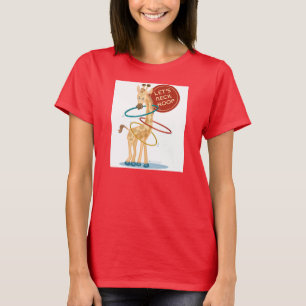 Camiseta Neck Hooping Giraffe: Burnout Tee