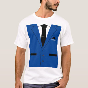 Camiseta Necktie divertida con el texto de nombre 