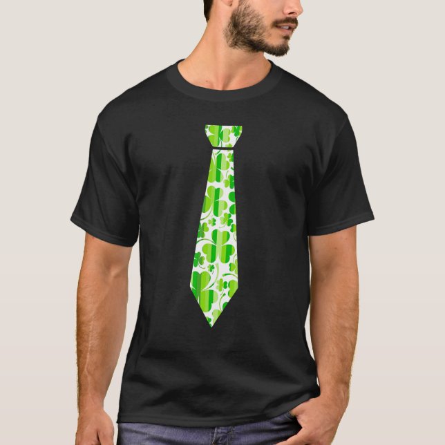 Camiseta Necktie St Paddys Day Irish Cravat Ireland St Part (Anverso)